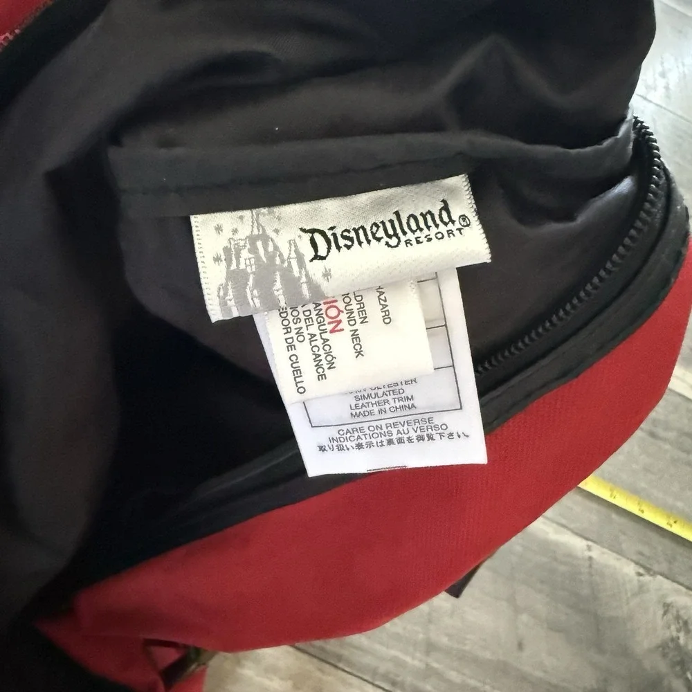 VTG Walt Disney World Resort Parks Mickey Mouse Carry On Duffle Bag Faux Leather - Picture 8 of 12